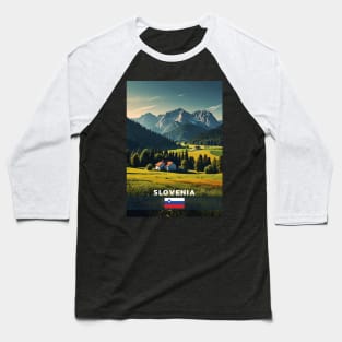 Slovenia Travel Baseball T-Shirt